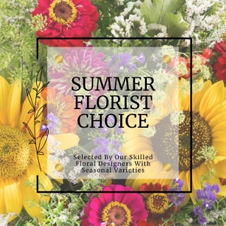 A summer florist choice bouquet selected and crafted by our skilled florist's bursting with summertime favourites. 